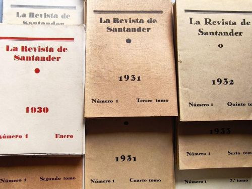 LA REVISTA DE SANTANDER. Director José Mª de Cossío. Tomo I. Núms. 1 - 5, número extraordinario; Tomo II, núms. 1 - 6; Tomo III, núms. 1 - 6; Tomo IV, núms. 1 - 6; Tomo V, núms. 1 - 6; Tomo VI, núms. 1 - 6; Tomo VII, núm. 1. Revista completa.