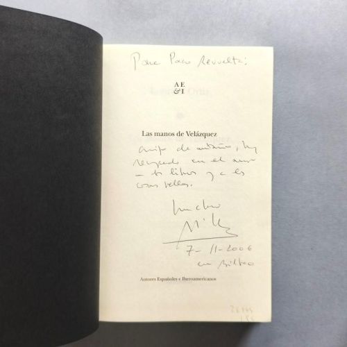 Las Manos de Velázquez. (Ejemplar dedicado).