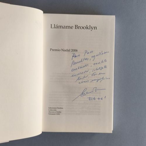 Llámame Brooklyn. (Ejemplar dedicado).