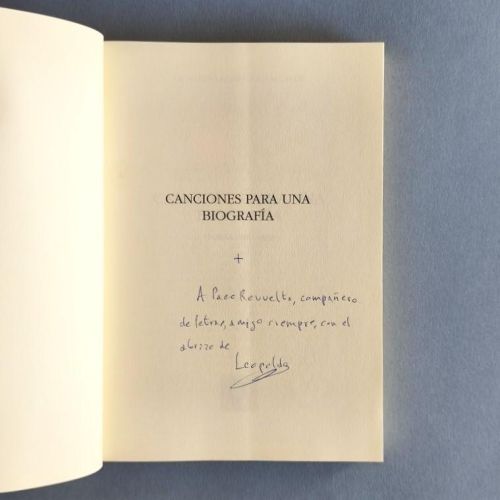 Canciones para una Biografía. (Poesía 1948 - 1993). (Ejemplar dedicado).