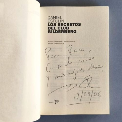 Los Secretos del Club Bilderberg. (Signed copy).